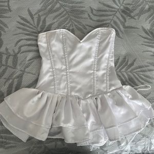 Daisy Corsets Women’s Top Drawer White Corset Dress XL
